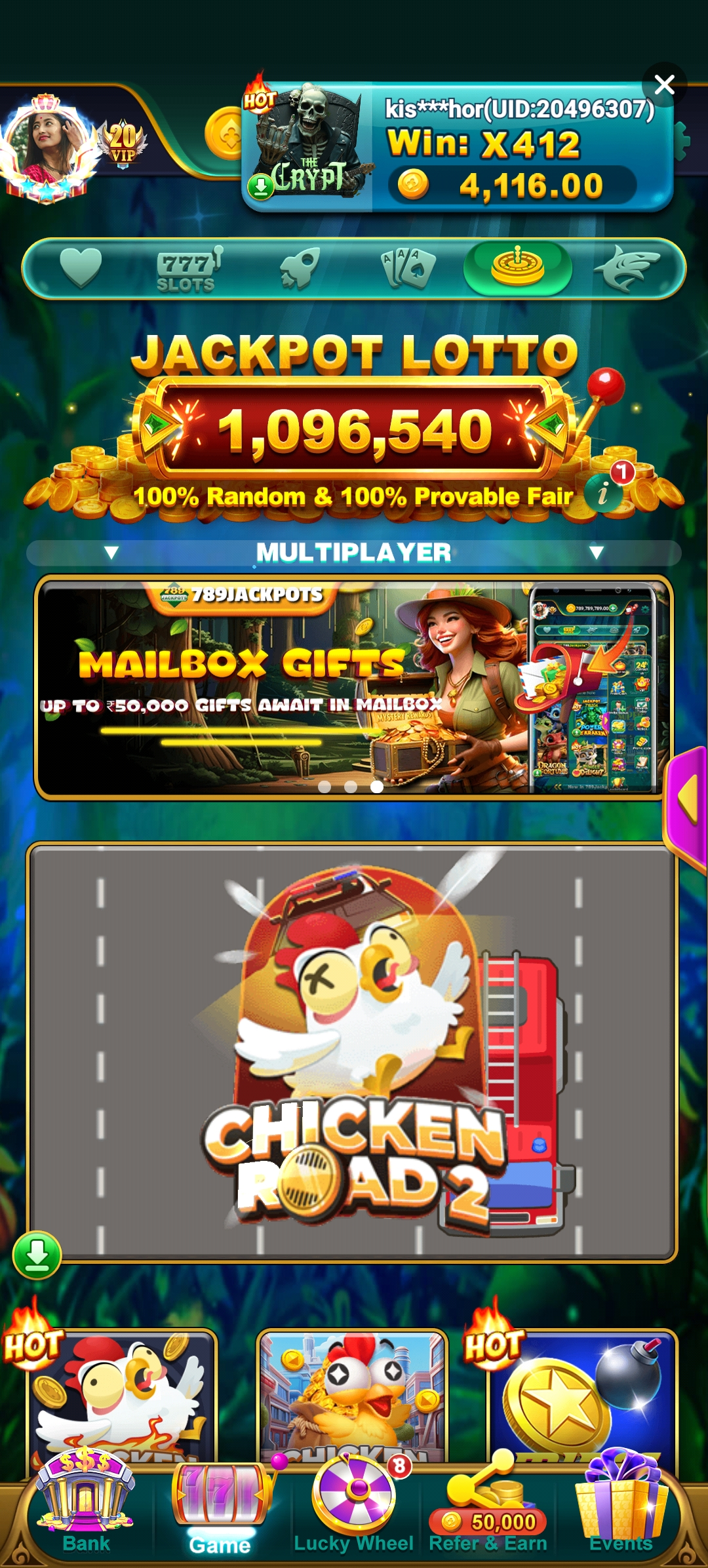 Card Games inside 789 Jackpots