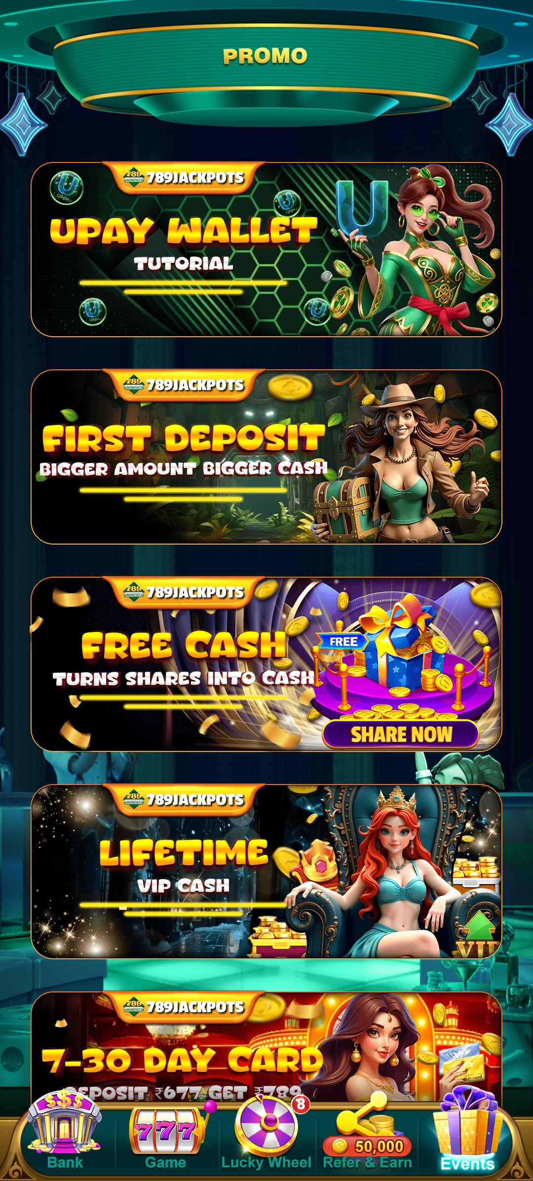 Core Games inside 789 Jackpots